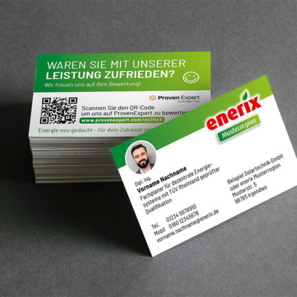 Visitenkarte – Bewertung