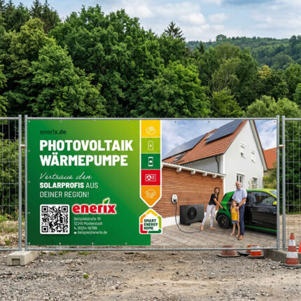 Bauzaunbanner "Solarprofi"